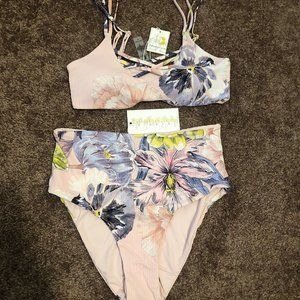 TiniBikini Two Piece Floral Print Bikini S